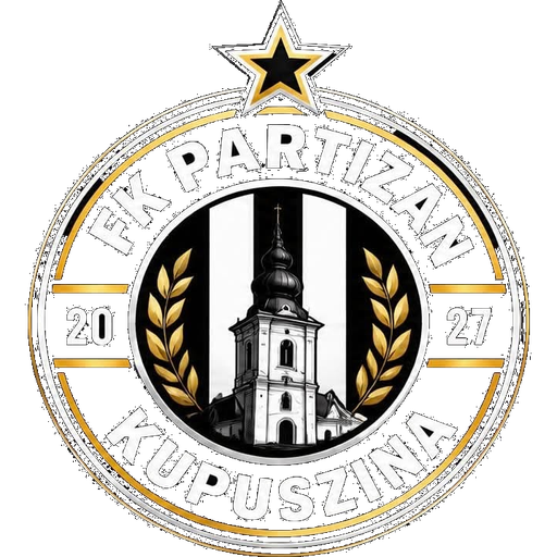 Az FK Partizan Kupuszina címere